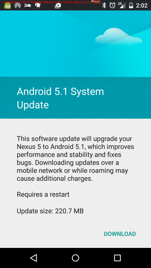 Android 5.1 System Update